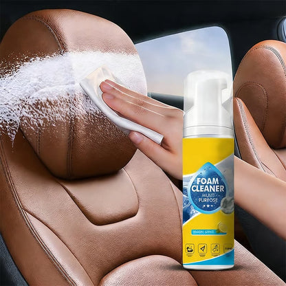 ⏳ 50% OFF Today | Multifunctional Foam Cleaner 🫧 Easy Deep Clean for Car, Kitchen & Home