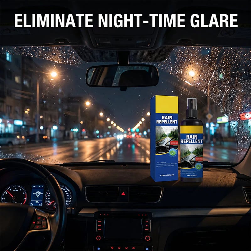 🔥 Hot Sale 50% OFF | 🚗 Crystal Clear Windshield Rain Repellent Spray | Keep Your View Clear in Wet Weather