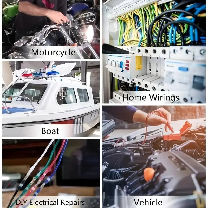 🔌🧑‍🔧300PCS Waterproof Solder Seal Wire Connectors for Marine & Auto💪