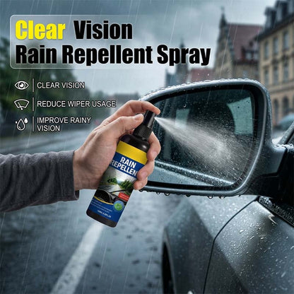 🔥 Hot Sale 50% OFF | 🚗 Crystal Clear Windshield Rain Repellent Spray | Keep Your View Clear in Wet Weather