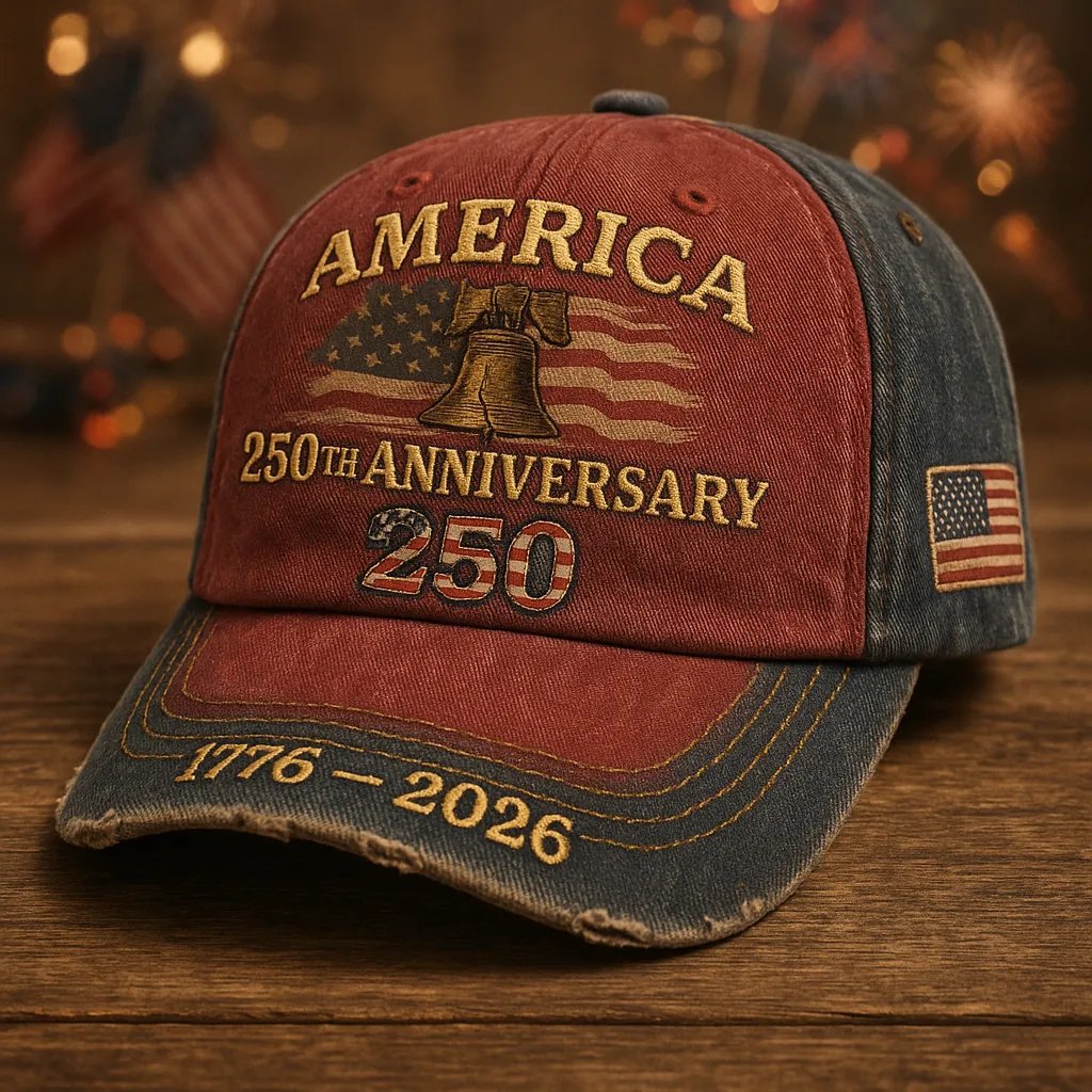 🔥 Hot Sale 50% OFF | 🧢 USA 250th Anniversary Red Cap | Celebrate America's Historic Milestone in Style