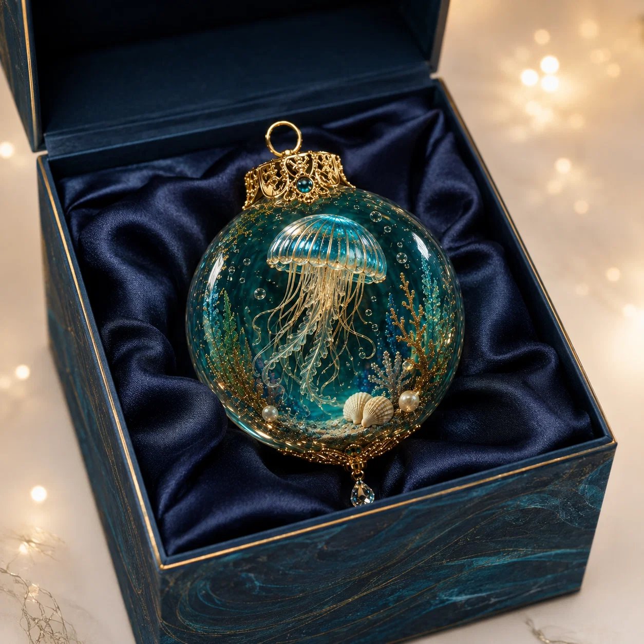 🌊🐢Ocean Wonders Christmas Ornament Collection | ✨Discover A World Beneath The Waves