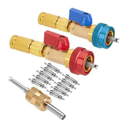 🔥 50% OFF Today | 🚗 Professional AC Valve Core Tool Kit | Essential for Automotive A/C Maintenance