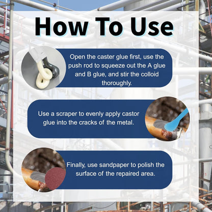 Waterproof & High-Temperature Resistant Metal Repair Adhesive