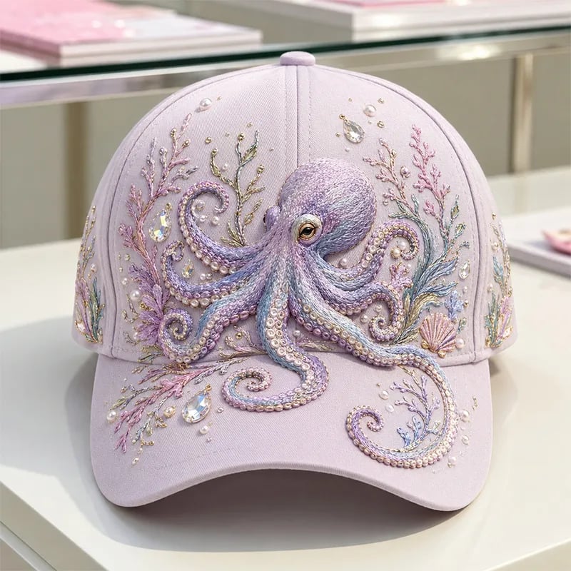 🔥 Last Day 49% OFF – 🌊 Ocean Creatures Printed Cap
