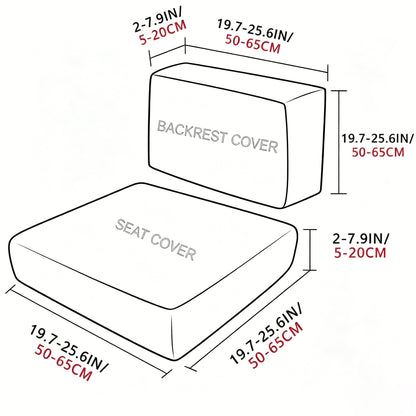 🪑 49% OFF Today | Stretch Sofa Cushion Covers Set ✨ Soft Fit Covers for 4 / 8 / 12 PCS
