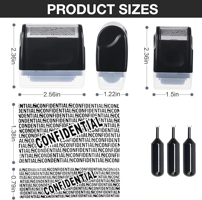 🔥🔥SALE 49% OFF!!-Privacy Protection Security Roller Stamp — Address & Billing Info Blocker, Home & Office Mailing Essentials 100m Long-Lasting Roll