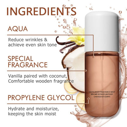 🔥LAST DAY PROMOTION SAVE 49%✨Vanilla & Cream Body Mist Duo 🌿