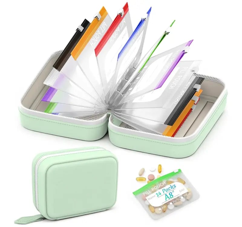 🔥2026 Hot Sale ! Crush‑Proof Waterproof Pill Pouch Set💊
