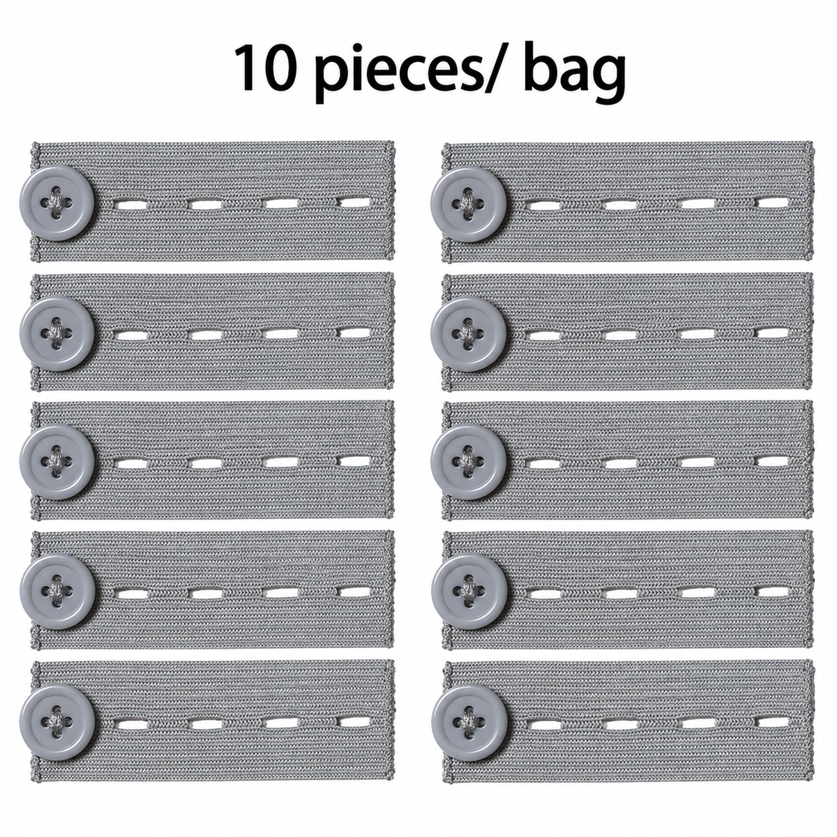 👖 Elastic Waistband Extender Buttons – Adjustable Comfort, 10-Piece Set