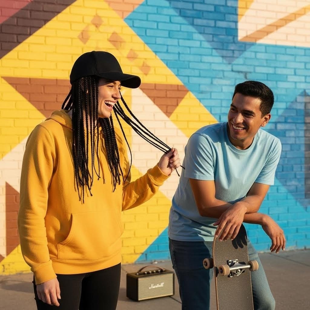 🎉 Limited-Time 50% OFF | Hip-Hop Punk Baseball Cap with Braided Dreadlock Wig 🧢 Adjustable Snapback
