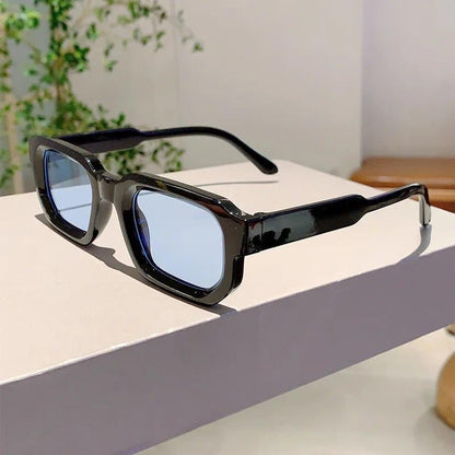 🕶️🔆 6 - Pack Vintage Rectangle Frame Sunglasses for Men & Women with UV400 Protection