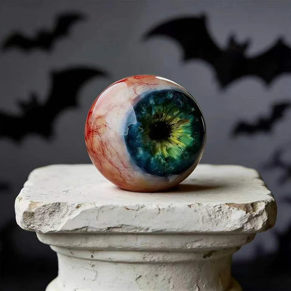 👁️ Hyper-Realistic Monster Eye Decor – Resin Art Ornament for Unique Spaces