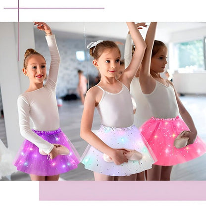 🎉🌟 Princess Glow LED Skirt | Soft, Safe & Stretchy for All-Day Play– Last Chance at This Price!