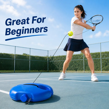 🎾 Solo Tennis Trainer With Round Base