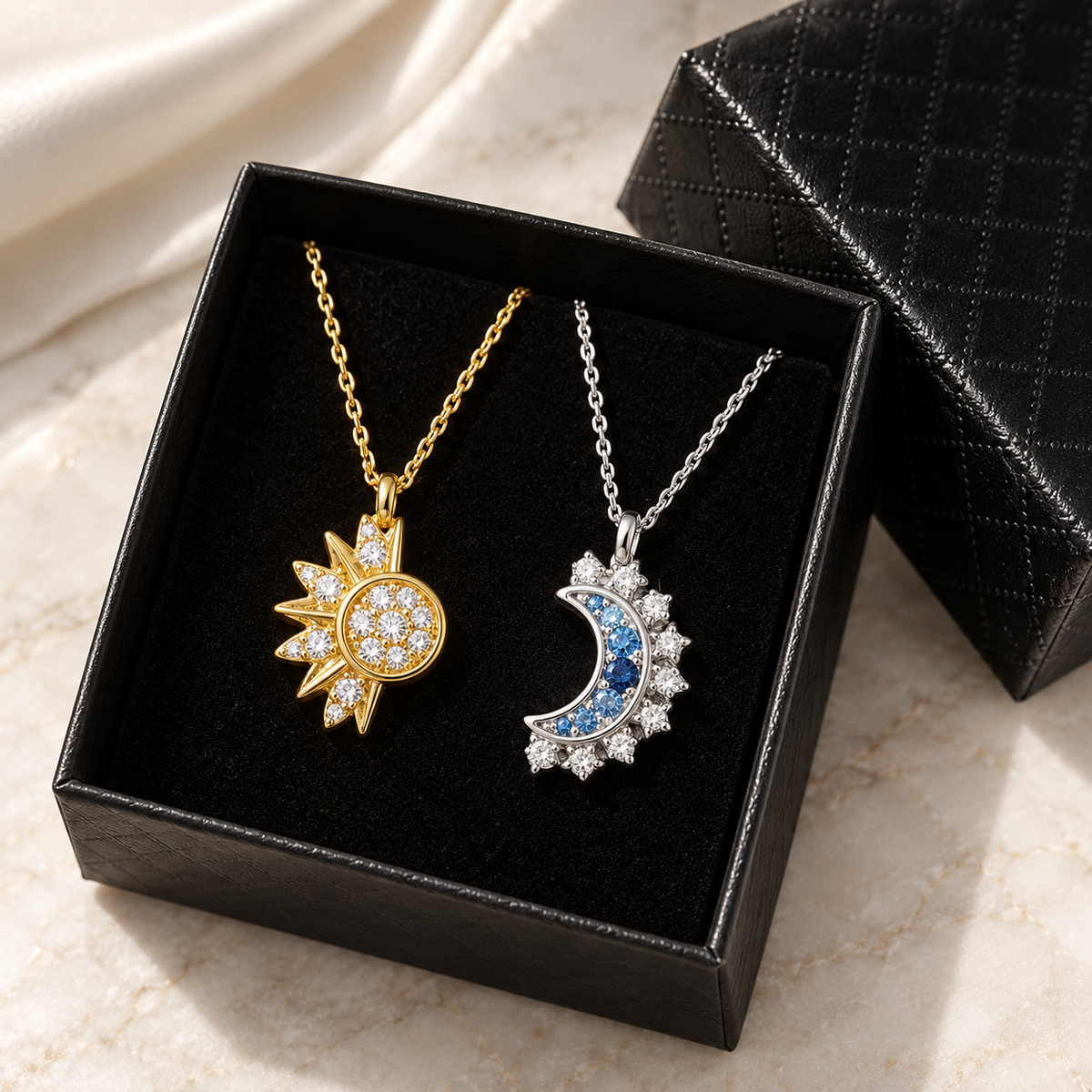 ☀️🌙Sun & Moon Matching Jewelry Set