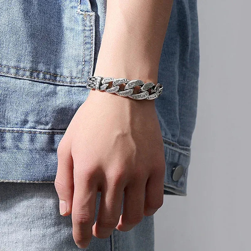 🔥Men's Retro Six-Syllable Mantra Bracelet