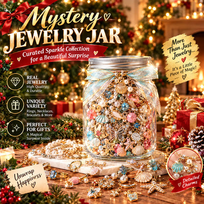 🎄✨Last Day 49% OFF✨ Mystery Jewelry Jar – Curated Sparkle Collection for a Beautiful Surprise