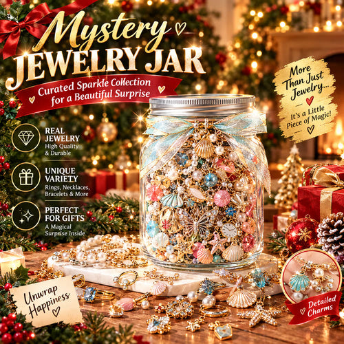 🎄✨Last Day 49% OFF✨ Mystery Jewelry Jar – Curated Sparkle Collection for a Beautiful Surprise