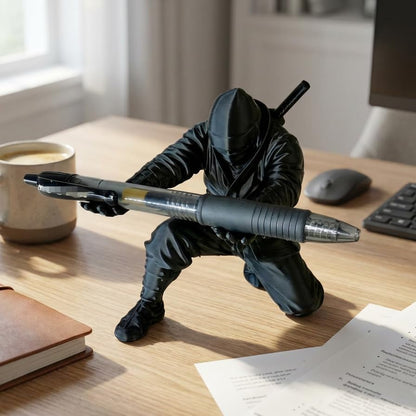 🔥 Hot Sale 50% OFF | Samurai Desk Pen Holder ⚔️ 3D Printed Organizer for Pens, Pencils & Accessori