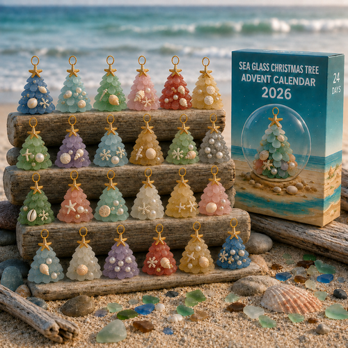 🌊 Mystery Coastal Christmas Tree Advent Calendar– A Magical Surprise in Every Box 🎄✨