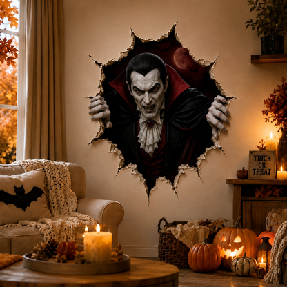 🔥Last Day 50% OFF-Halloween Break-In 3D Wall Decals