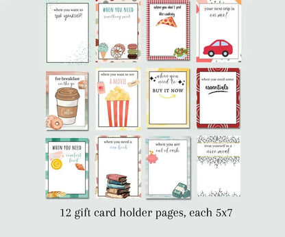 🎄📚Christmas Gift Card Book 🎁Surprises On Every Page-Hardcover & Durability Line