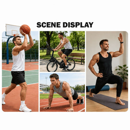 🔥 Hot Sale 50% OFF | Men’s Wide Strap Ribbed Tank Top 💪 Summer Casual Sleeveless Shirt