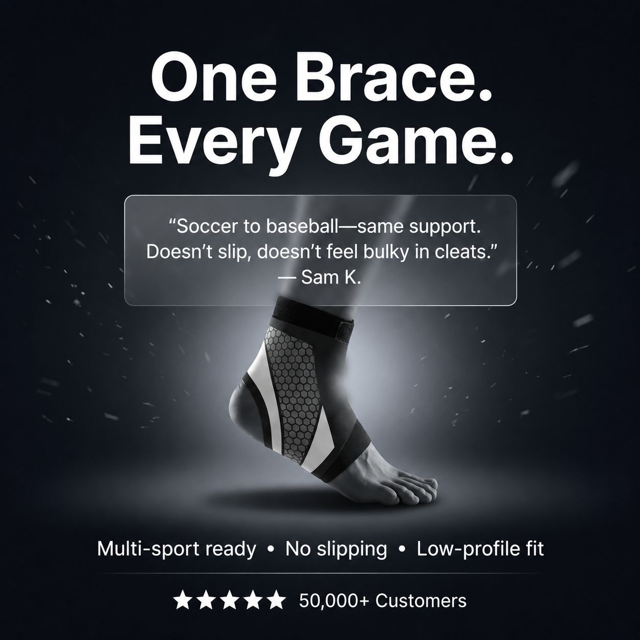 🥳2026 HOT SALE🥳💞50K+ SOLD 🦶 Ankle Support Brace 💪 Comfortable Support for Everyday Activities