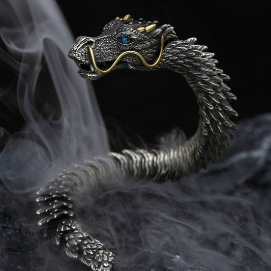 Golden Horn Dragon Bracelet