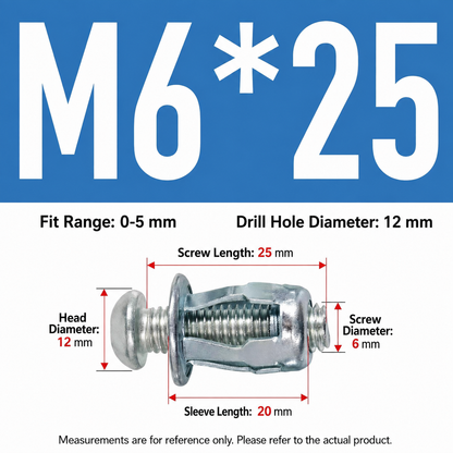 🔩 Hollow Wall Petal Anchors – Fast Expansion & Firm Support