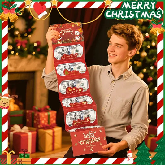 🏆Buy 1 Get 1 Free🎅💸Christmas Cash Gift Envelope– A creative way to give cash this Christmas!