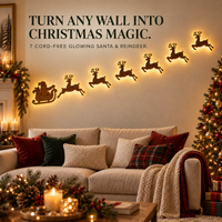 Santa Sleigh with 6 Reindeer +Remote