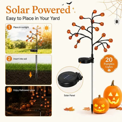 🔥HOT DEAL – 50% OFF🎃 Pumpkin Solar Stake Lights
