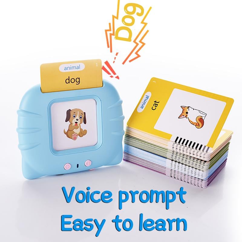 🎓 Limited-Time 49% OFF | Kids Talking Flash Cards 📚 Interactive English Learning Toy for Early Education