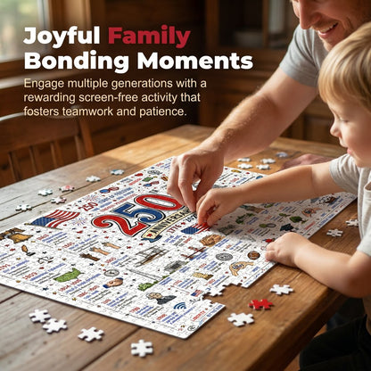 🧩🦅Patriotic America Jigsaw Puzzle - 1000 Pieces
