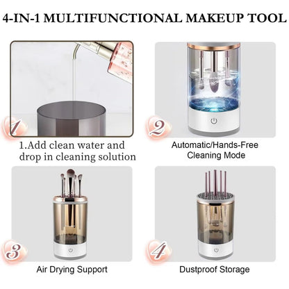 🔥🔥Automatic Makeup Brush Cleaner Machine
