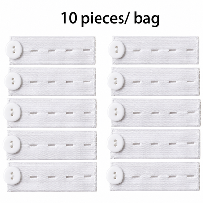 👖 Elastic Waistband Extender Buttons – Adjustable Comfort, 10-Piece Set