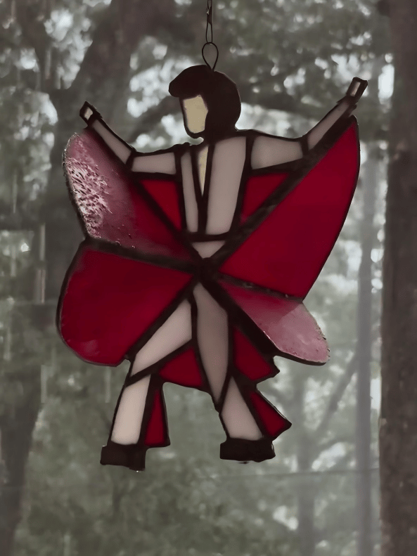 🔥LAST DAY 49% OFF - The Memphis Melody💃🤘 Handmade Stained Glass Spinner