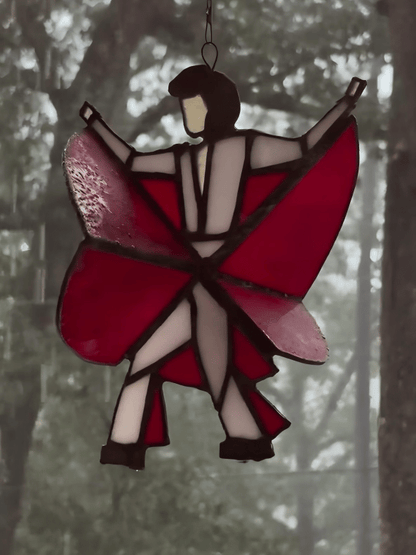 🔥LAST DAY 49% OFF - The Memphis Melody💃🤘 Handmade Stained Glass Spinner
