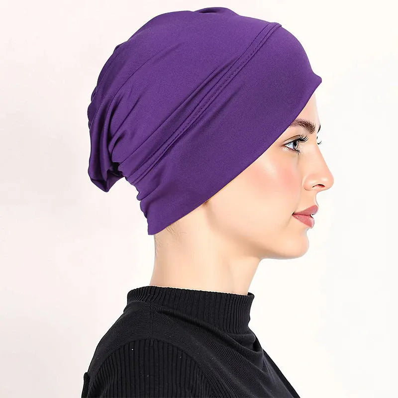 🔥Buy 2 Get 1 Free! ⏰Women’s Soft Stretch Turban Beanie Cap