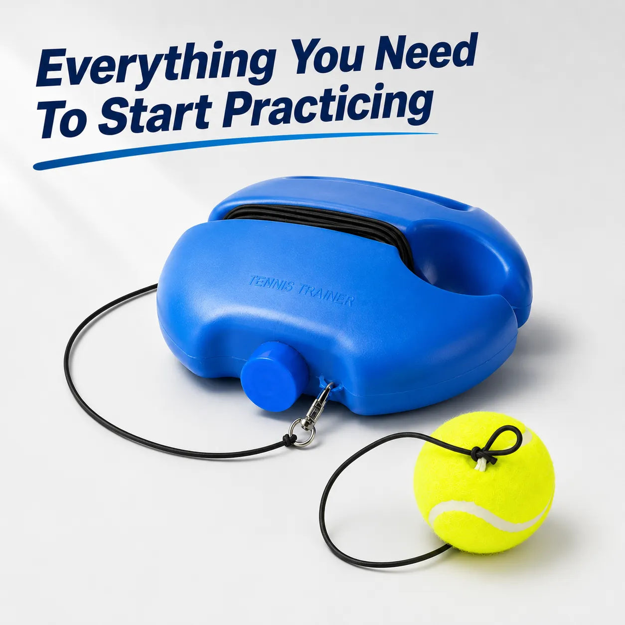 🎾 Solo Tennis Trainer With Round Base