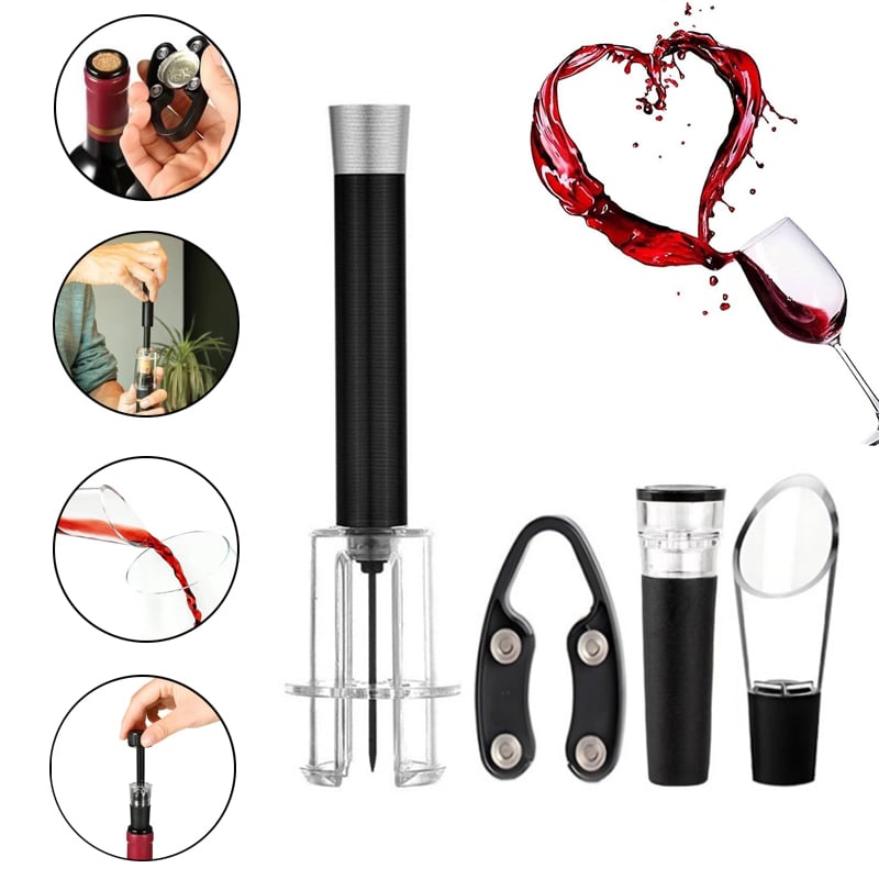 🍷Air Pump Cork Remover Wine Bottle Opener🔥