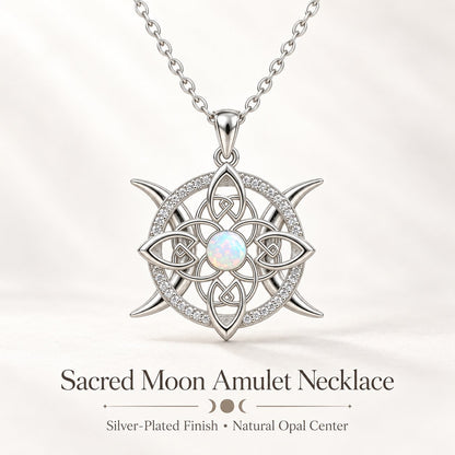 🌙 Sacred Moon Amulet Necklace