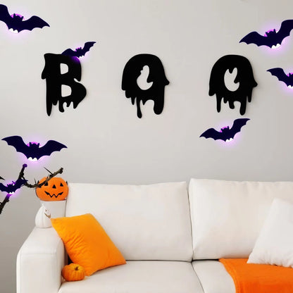 🔥🦇Halloween 3D Lighted LED Flashing Bats🎃