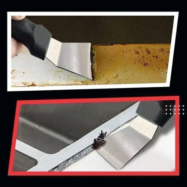 🚀 All-in-One Cleaning Spatula🧽 Remove Grime, Residue & Stubborn Build-Up