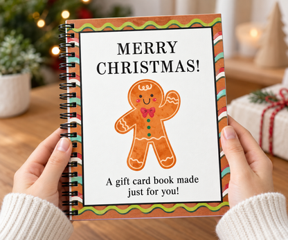 🎄📚Christmas Gift Card Book 🎁Surprises On Every Page-Hardcover & Durability Line