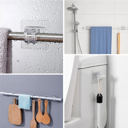 Transparent Hanging Rod Clip