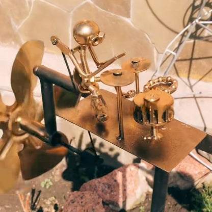 🔥Sale 50% OFF - Handmade Metal Rock Band Windmill
