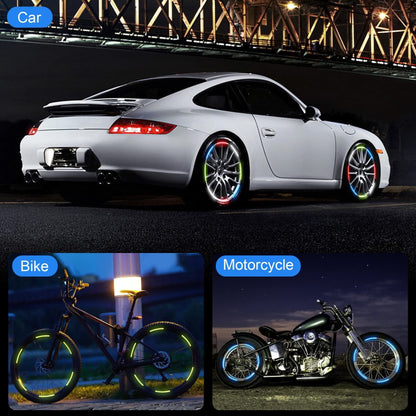 💥💥💥Buy 3 Get 5 Free💥💥💥20 PCS Creative Wheel Hub Rim Reflective Stickers